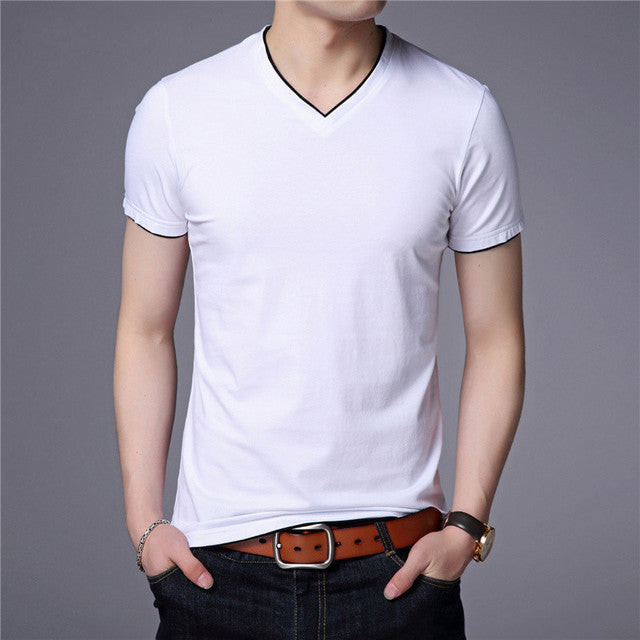 Casual V-Neck T-Shirt