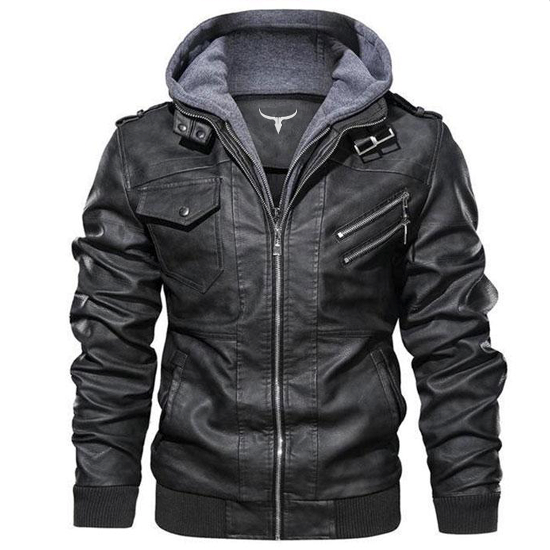 Hooded Vindictation Leather Jacket