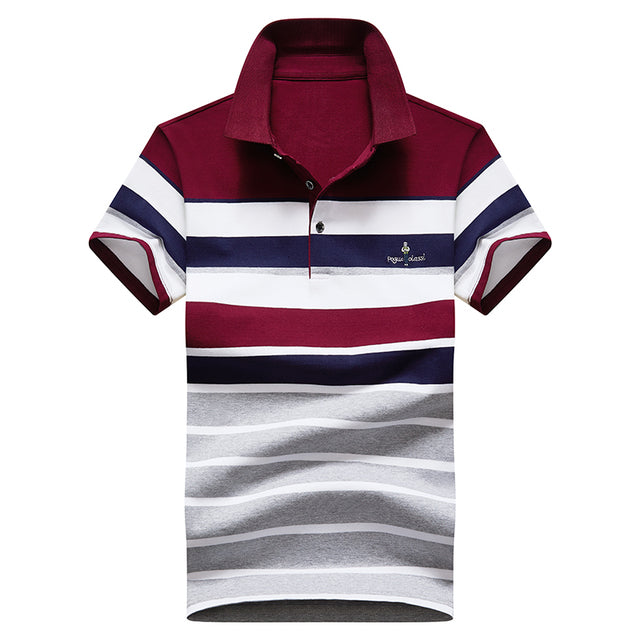 Stripe Polo Shirt Men