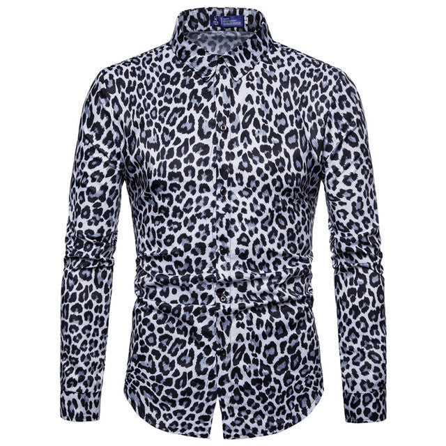 Mens Leopard Shirt