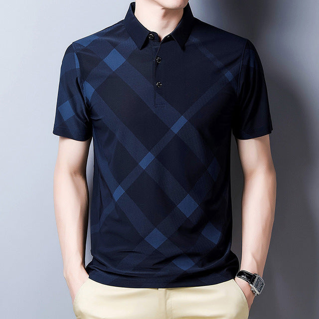 Plaid Summer Polo Shirts