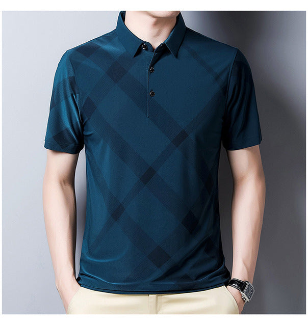 Plaid Summer Polo Shirts