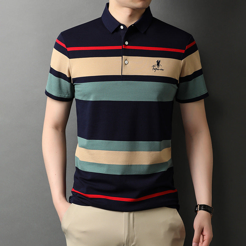 Wide Stripes Polo Shirt